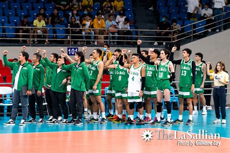 Uaap Dlsu Green Spikers Snap Three Game Winning Streak In Loss To Feu