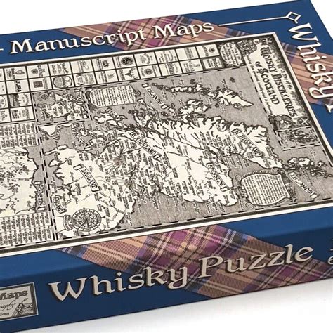 Scotland Whisky Map Jigsaw Puzzle 1000 Pieces Etsy