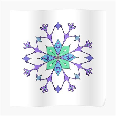 "Snow queen snowflake " Poster for Sale by Deadlykisses77 | Redbubble