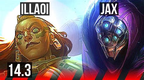 ILLAOI Vs JAX TOP 8 Solo Kills 500 Games EUW Master 14 3