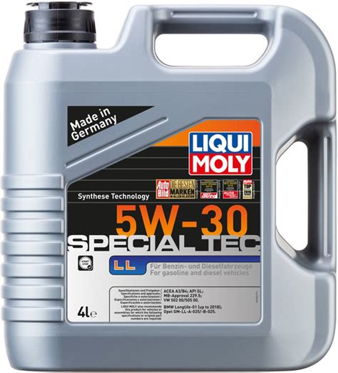 Моторное масло Liqui Moly Leichtlauf Special LL 5W 30 4 л 7654 фото