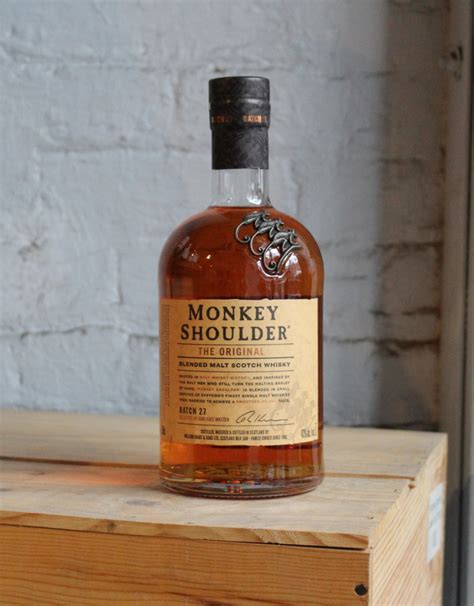 Monkey Shoulder Blended Malt Scotch Whisky Scotland 750ml GNARLY