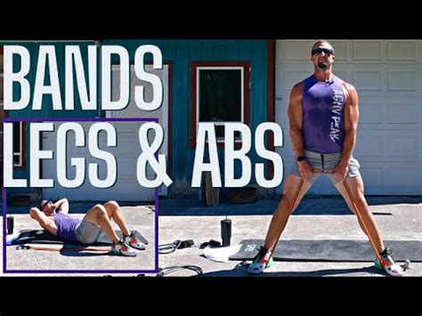 Resistance Band Legs and Abs Workout - 30 Minute Dumbbell Workout ...