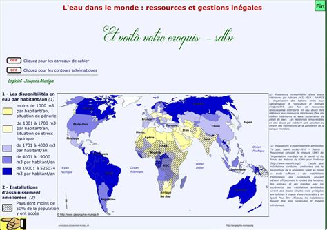 Tous Les Croquis De Géographie De La Classe De Cinquième Du Collège