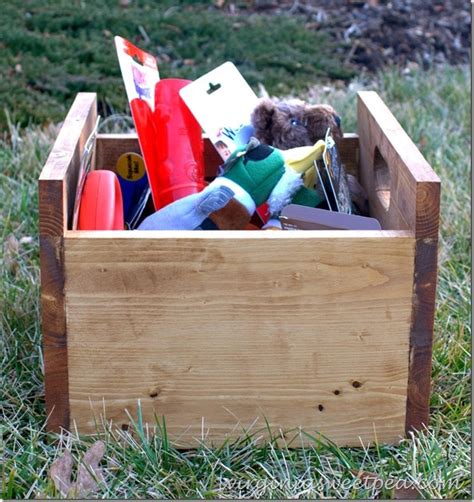 DIY Wooden Crates - Sweet Pea