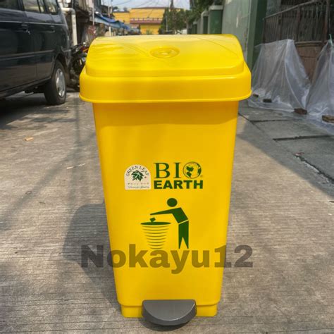 Jual Khusus Kargo Tempat Sampah Injek Liter Bio Earth Green Leaf