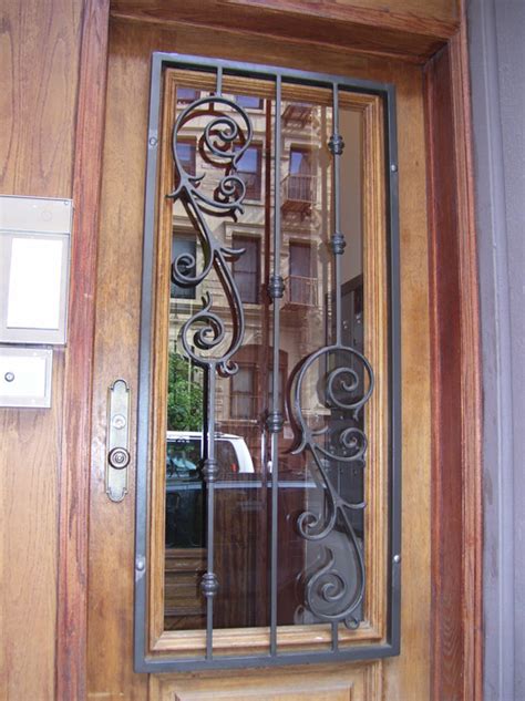 Door Grill With Custom Scroll Kaufman