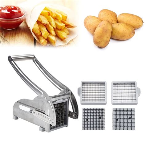 French Fries Potato Chips Cutter Machine Stainless Steel Cutting