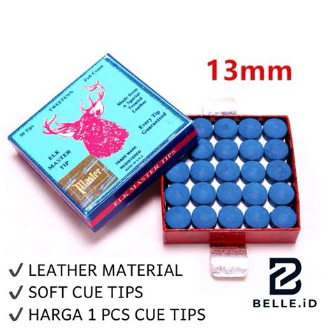 Jual Billiard Tip Mm Elk Master Tip Billiard Mm Pcs