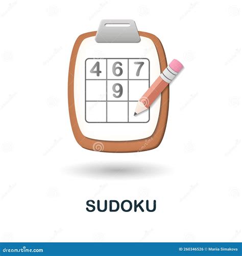 数独图标表格游戏集合的3d插图 创意sudoku 3d图标web设计模板 向量例证 插画 包括有 线路 招待 260346526