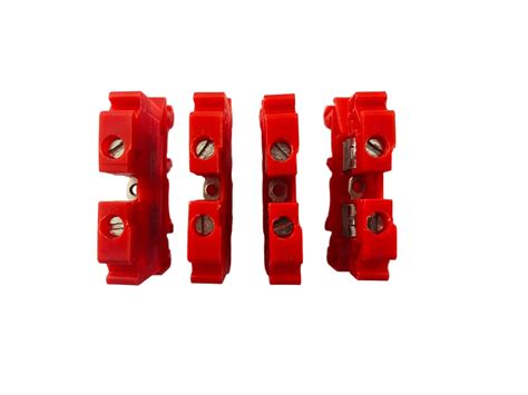 Elmex KUT2.5 Feed Through Terminal 2.5 sqmm – RED – Pulstronix