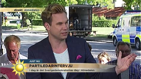 Jimmie Åkesson Partiledarintervju Tv 4 2016 07 07 Almedalen Youtube