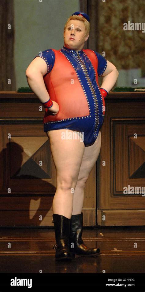 Matt Lucas during a sketch for the Little Britain live stage show at ...