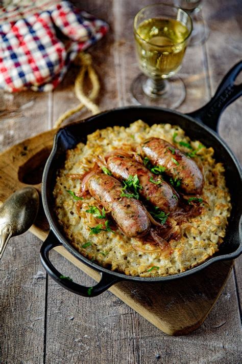 Diots Au Vin Blanc Et Gratin De Crozets Au Beaufort