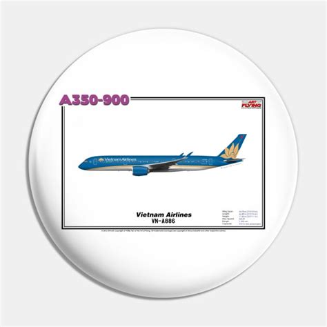 Airbus A350 900 Vietnam Airlines Art Print A359 Pin Teepublic