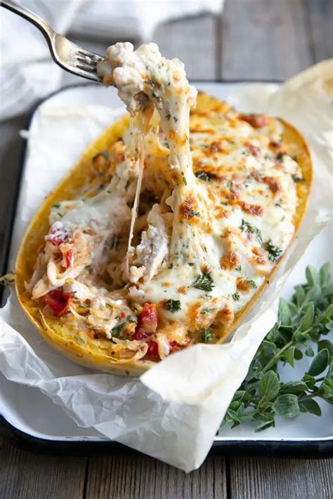 Twice Baked Spaghetti Squash Insanely Good Side Dishes