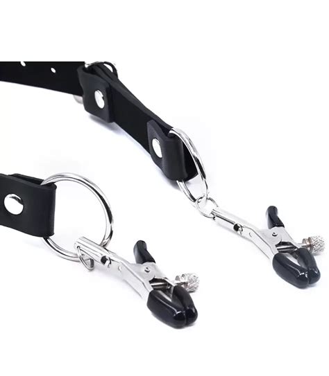 Labia Spreader Wrap Around Thighs Worm Clamp Set Of For Bdsm Slave