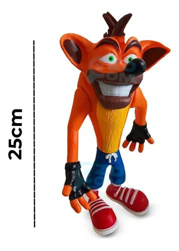 Boneco Figura Crash Bandicoot Cole O Cm Jogo Parcelamento Sem Juros