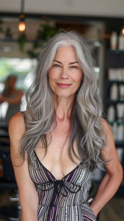 Pin By Eduardo Sanchez On Bellas Muy Bellas Grey Hair Inspiration Long Hair Styles Long