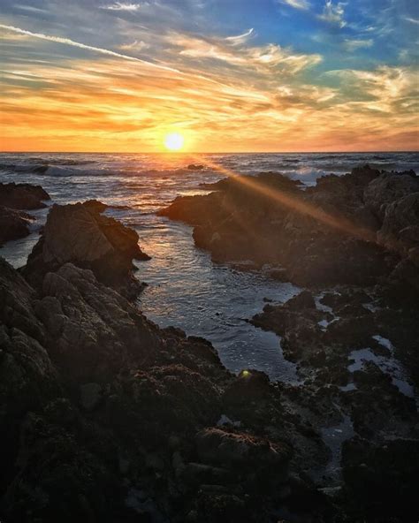 Sunset In Pacific Grove