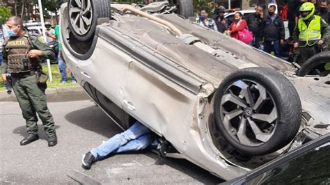 En Video Y Fotos Intolerancia En Las Calles Dej Un Carro Volcado Un