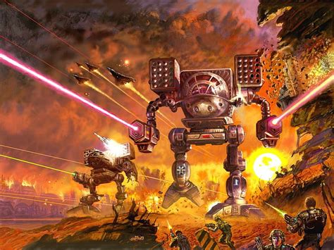 Hd Wallpaper X Px Action Battletech Fi Fighting Mech