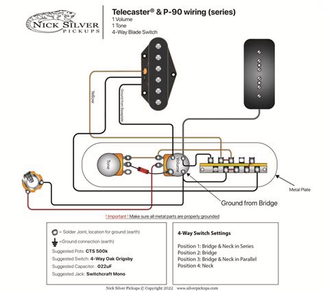 Tele P V T Way Series Nick Silver Pickups