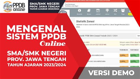 Ppdb Smasmk Negeri Provinsi Jawa Tengah Tahun 20232024 Mengenal