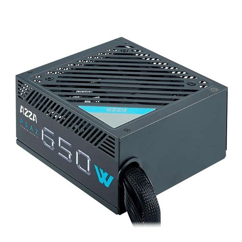 Fonte Gamer AZZA 650W 80 PLUS Bronze PFC ATIVO PSAZ 650W Pichau