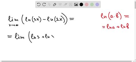 Solved Calculate Each Limit In Exercises Limx Ln X Ln X