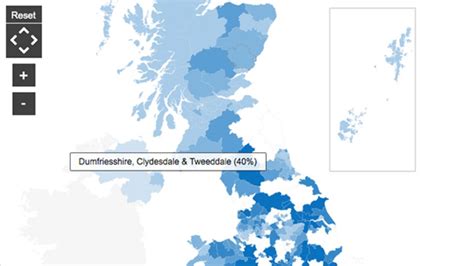 Election 2015 Maps Of Turnout And Party Strength Bbc News