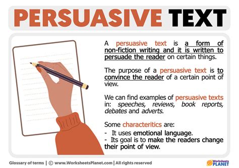 What Is A Persuasive Text Definition Of Persuasive Text