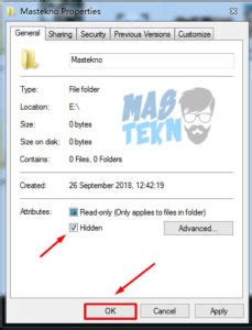 Cara Menyembunyikan File Folder Di Laptop Pc