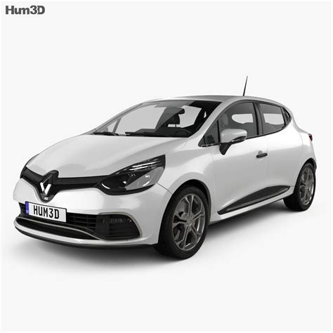 Renault Clio IV RS 2016 3D model - Download Hatchback on 3DModels.org