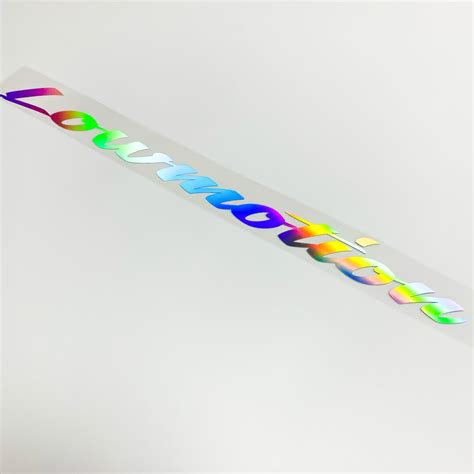 Sticker Low Motion Oilslick Sticker Front Rear Window Clean Tuning