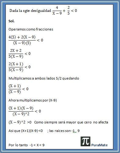 Ejercicios De Inecuaciones Resueltos Breksenemepe