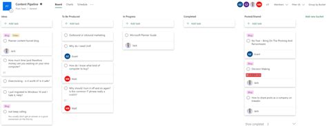 Project Planning with Microsoft Planner — Pluto Micro