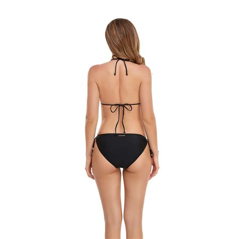 Newstars Women S 2 Piece Black Bikini Set Women S Swimwear