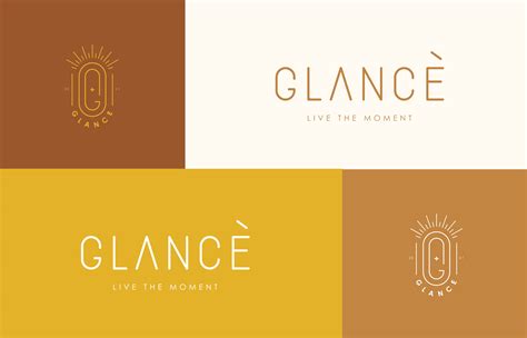 Glance Cafe Brandng On Behance