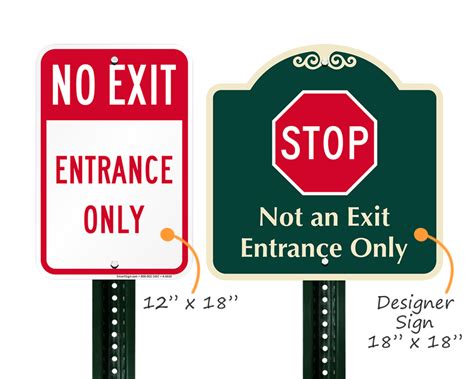 No Exit Signs - Not an Exit Signs