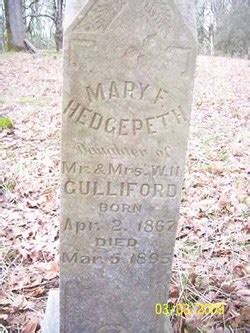 Mary Elizabeth Gulliford Hedgepeth Memorial Find A Grave