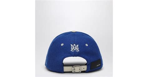 Amiri Ma Spirit Baseball Cap In Blue For Men Lyst Uk