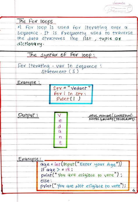 Basic Python Handwritten Pdf Connect 4 Techs