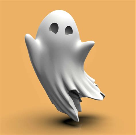 Stl File Cute Ghost・3d Printable Model To Download・cults