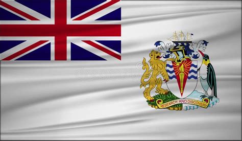 British Antarctic Territory Flag Vector. Vector British Antarctic ...