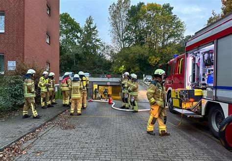 Gemeldeter Kellerbrand Freiwillige Feuerwehr Osterholz Scharmbeck