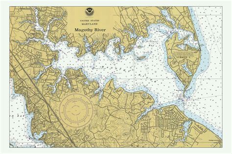 Magothy River Map 1977 | Etsy