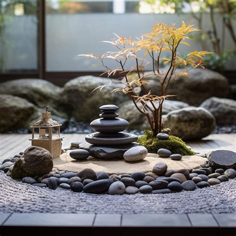 Premium AI Image | Zen garden design