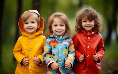 Impermeabili Per Bambini Con Colori Vivaci Colori Vivaci Per Un Look