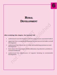 PDF Rural Development NCERT Textbook With Solution PDF